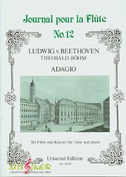 Adagio - Flûte et piano BEETHOVEN Partition Flûte traversière