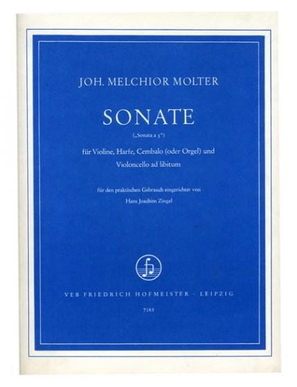Sonate - Violine, Harfe, Cembalo o. Orgel - Johann Melchior Molter