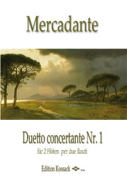 Feuillez l'ouvrage Duetto Concertante N°1 en Do Majeur - Saverio Mercadante - Partition