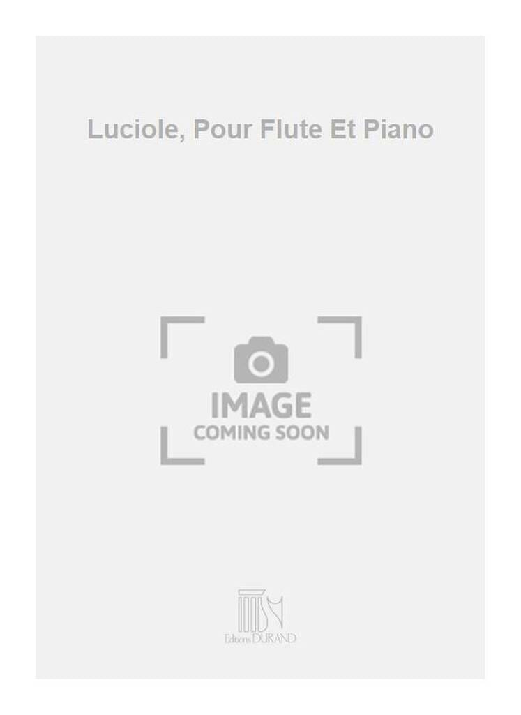 Luciole - Flûte et piano - Gustave Samazeuilh - Partition