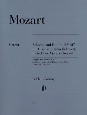 Adagio et Rondo KV 617 MOZART Partition Quintettes