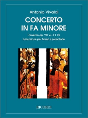 Concerto en fa min. L'inverno - F. 1 n° 25 - Flûte/Piano - VIVALDI