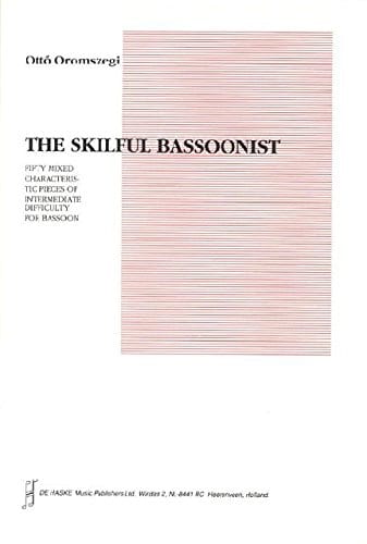 The Skilfull Bassoonist Oromszegi Ottó Partition