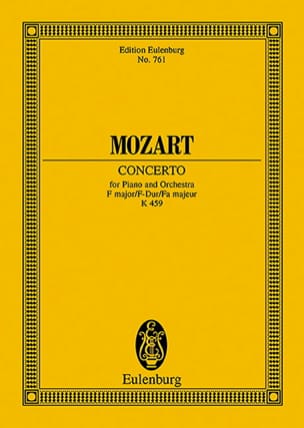 Klavierkonzert Nr. 19 F-Dur KV 459 - Partitur - MOZART - Partition
