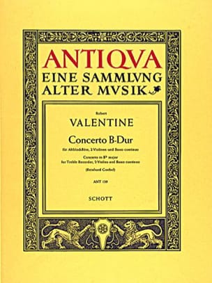 Concerto B-Dur - Altobloflöte 2 Violinen BC - Robert Valentine