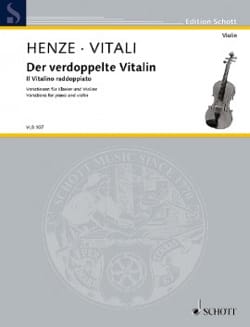 Der Verdoppelte Vitalin - Violon et Piano - Hans Werner Henze