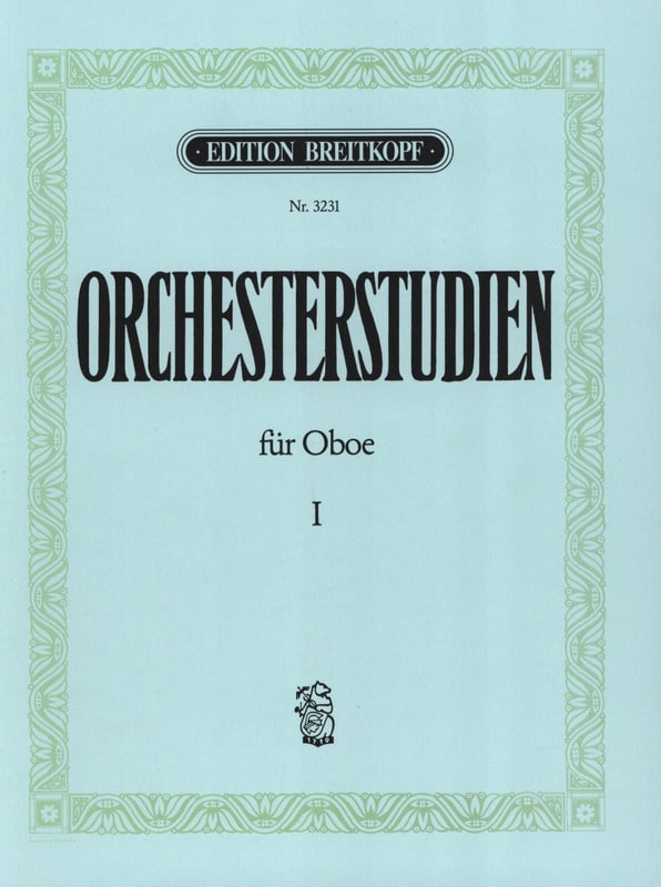 Orchesterstudien Für Oboe Volume 1 Walter Heinze Partition Hautbois