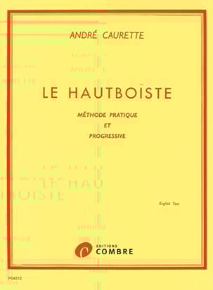 Le Hautboïste André Caurette Partition Hautbois