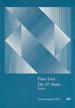 Der 137. Psalm - Partitur LISZT Partition Grand format