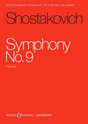Symphonie n° 9, op. 70 Dmitri Chostakovitch Partition Grand format