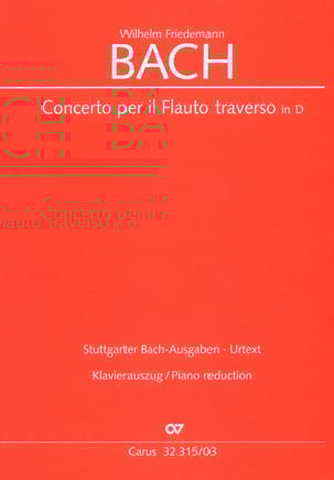 Concerto pour Flûte en Ré - Flûte et Piano - Wilhelm Friedemann Bach