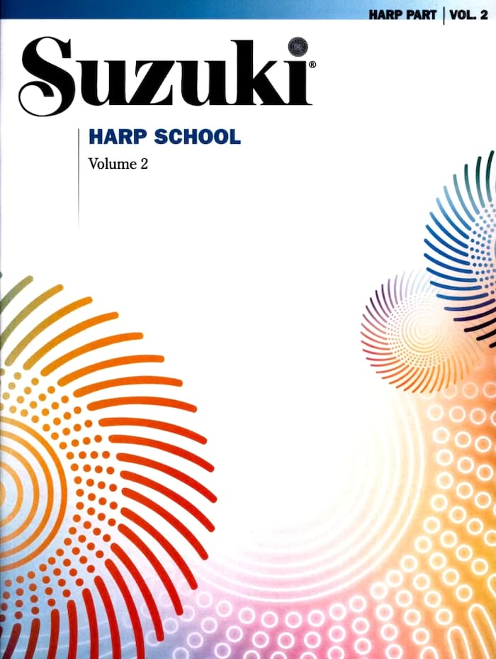 Suzuki Harp School Book Volume 2 Partition Harpe