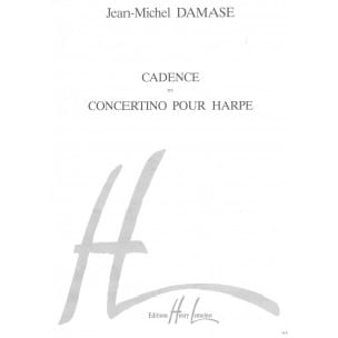 Cadence du Concertino pour Harpe Jean-Michel Damase Partition Harpe