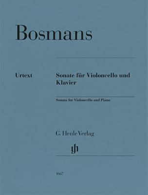 Sonate pou violoncelle et piano - Henriette Bosmans - Partition