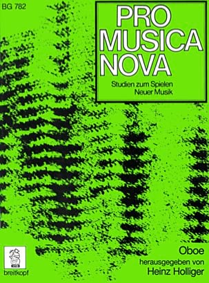 Pro Musica Nova - Hautbois Partition Hautbois