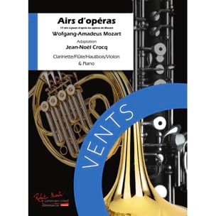 Airs d'opéras - Flûte ou clarinette ... piano - MOZART - Partition