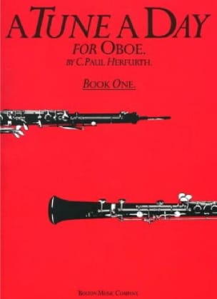 A Tune A Day Volume 1 - Oboe Paul C. Herfurth Partition Hautbois