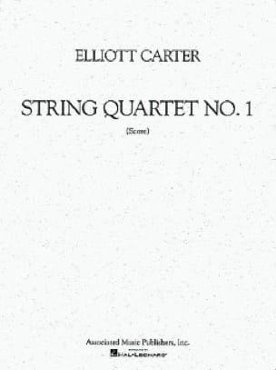 String quartet n° 1 - Score Elliott Carter Partition Grand format