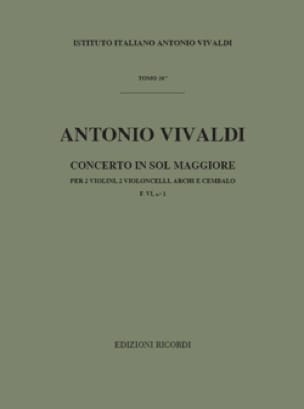Concerto en Sol Maj. - F. 4 N° 1 - Partitura - VIVALDI - Partition