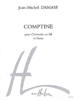 Comptine Jean-Michel Damase Partition Clarinette