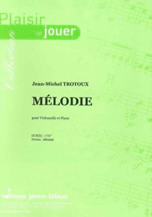 Mélodie Jean-Michel Trotoux Partition Violoncelle