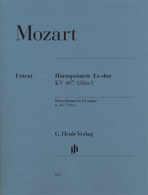 Quintette pour cor en Mi bémol majeur KV 407 386c - MOZART - Partition