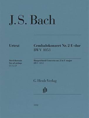 Parcourir les pages de Concerto pour Clavecin BWV 1053 - Matériel - BACH - Partition
