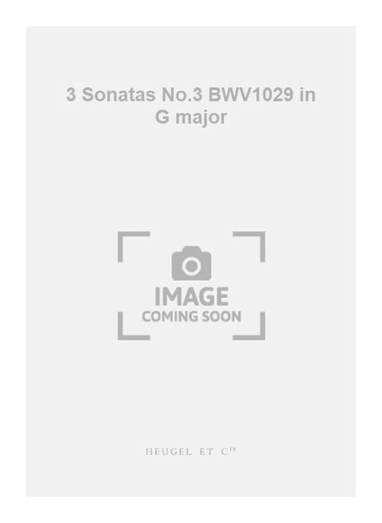 3 Sonates - Volume 3 : Sonate n° 3 BWV 1029 - BACH - Partition