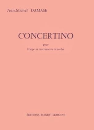 Concertino Harpe/Cordes Jean-Michel Damase Partition