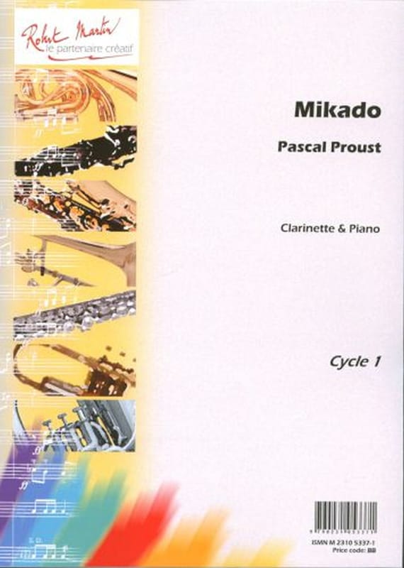Mikado - Pascal Proust - Partition - Clarinette