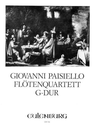 Flötenquartett G-Dur - Stimmen Giovanni Paisiello Partition Quatuors