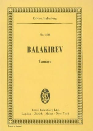 Tamara Mily Alexeïevitch Balakirev Partition Petit format