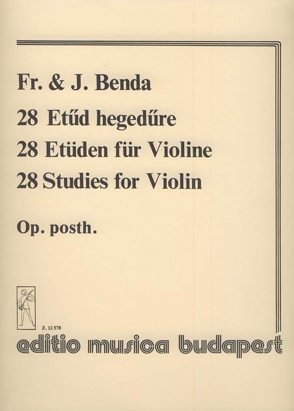 28 Studies for violin op. posth