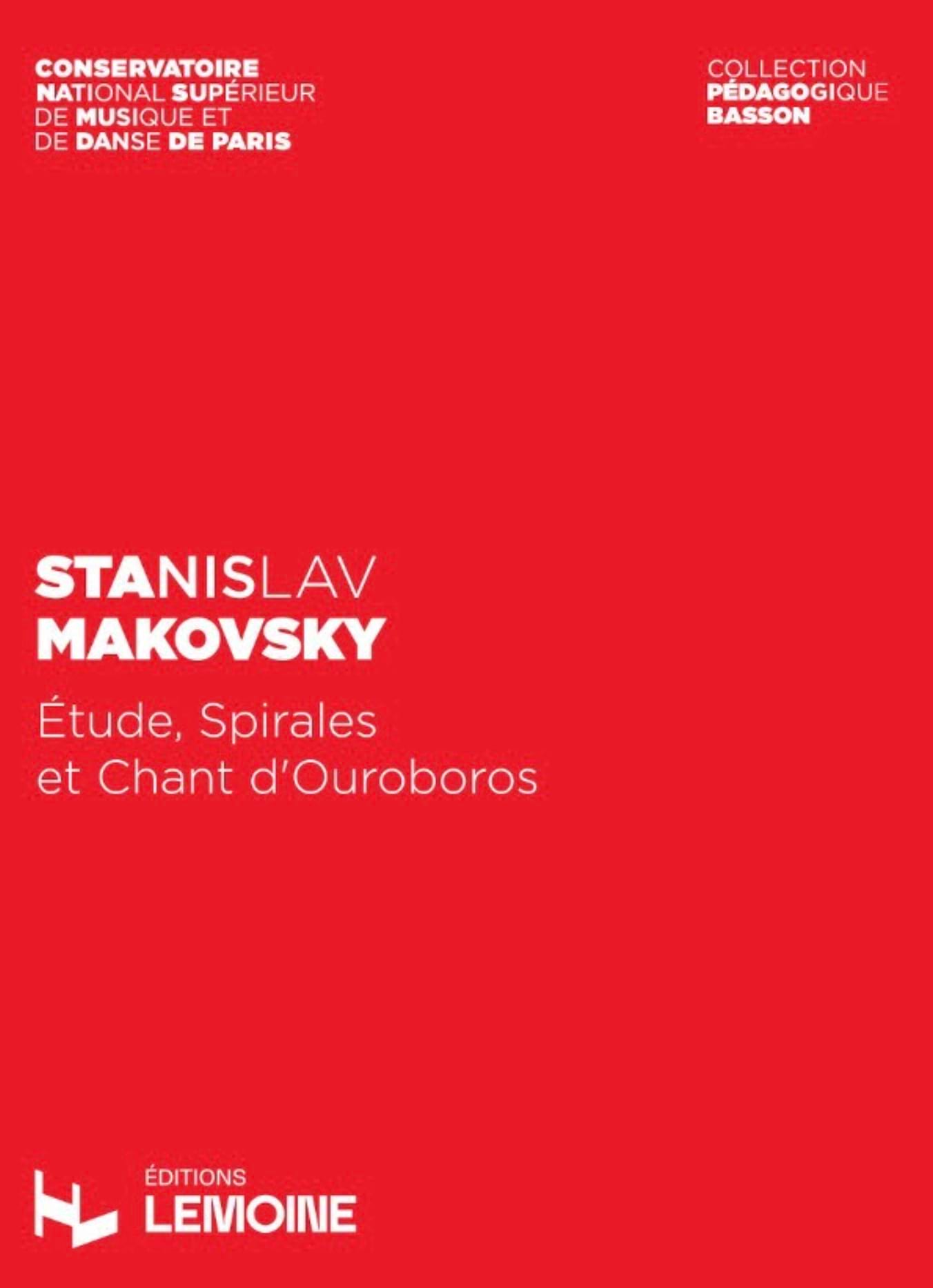 Etude, Spirales et Chant d'Ouroboros - Stanislas Makovsky - Partition