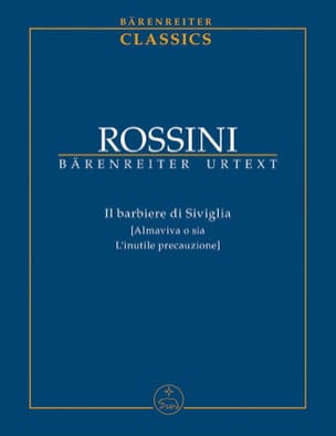 Le Barbier de Séville ROSSINI Partition Petit format