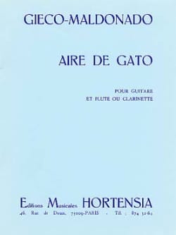 Aire de Gato Gieco Maldonado Partition Duos