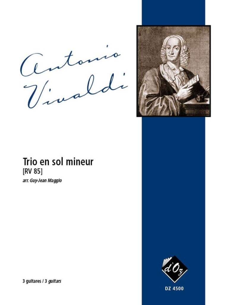 Trio en sol mineur RV 85 VIVALDI Partition