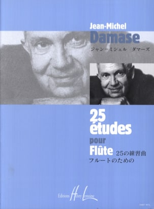 25 Etudes pour flûte Jean-Michel Damase Partition Flûte traversière