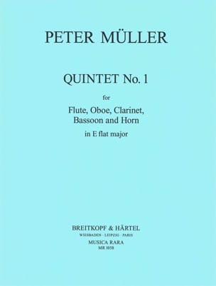 Quintet n° 1 in Eb - Parts Peter Müller Partition Quintettes