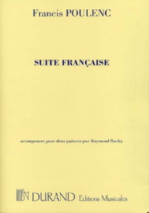 Suite française POULENC Partition Guitare