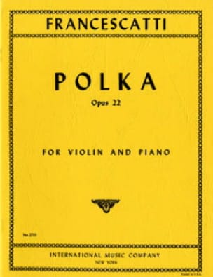 Polka op. 22 - Zino Francescatti - Partition - Violon