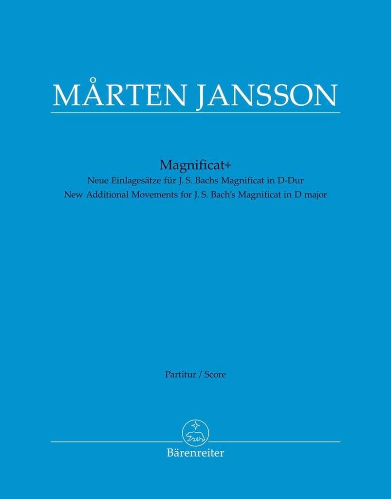 Magnificat+ Marten Jansson Partition Grand format