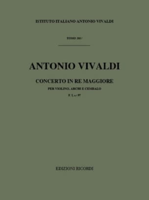 Concerto en Ré Maj. - F. 1 N° 97 - Conducteur - VIVALDI - Partition