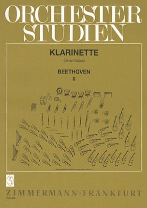 Orchesterstudien - Heft 2 - Klarinette BEETHOVEN Partition Clarinette