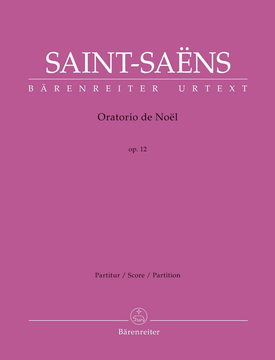 Oratorio de Noël - Score SAINT-SAËNS Partition Grand format