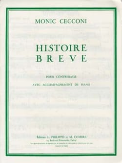 Histoire Brève Monic Cecconi Partition Contrebasse