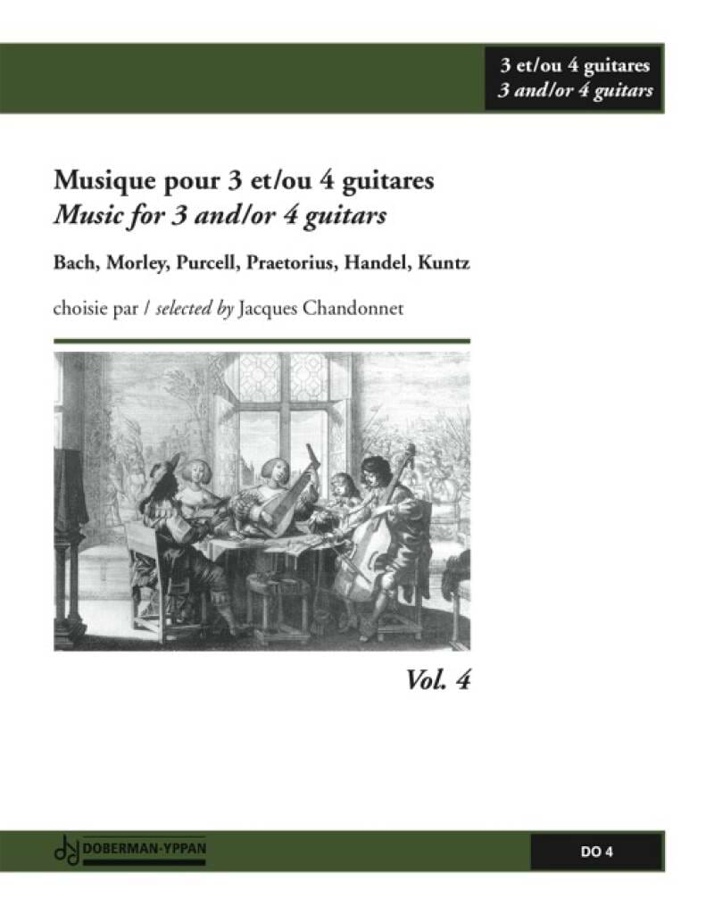 Ensembles pour 3/4 guitares - Bach Johann Sebastian / Purcell Henry
