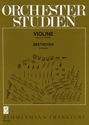 Traits d' Orchestre Violon - Symphonies BEETHOVEN Partition Violon