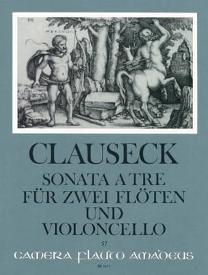 Sonata a tre in G-Dur - 2 Flöten Violoncello - Johann Ignaz Clauseck