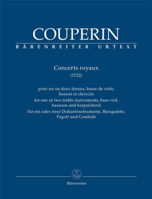 Concerts Royaux COUPERIN Partition Trios